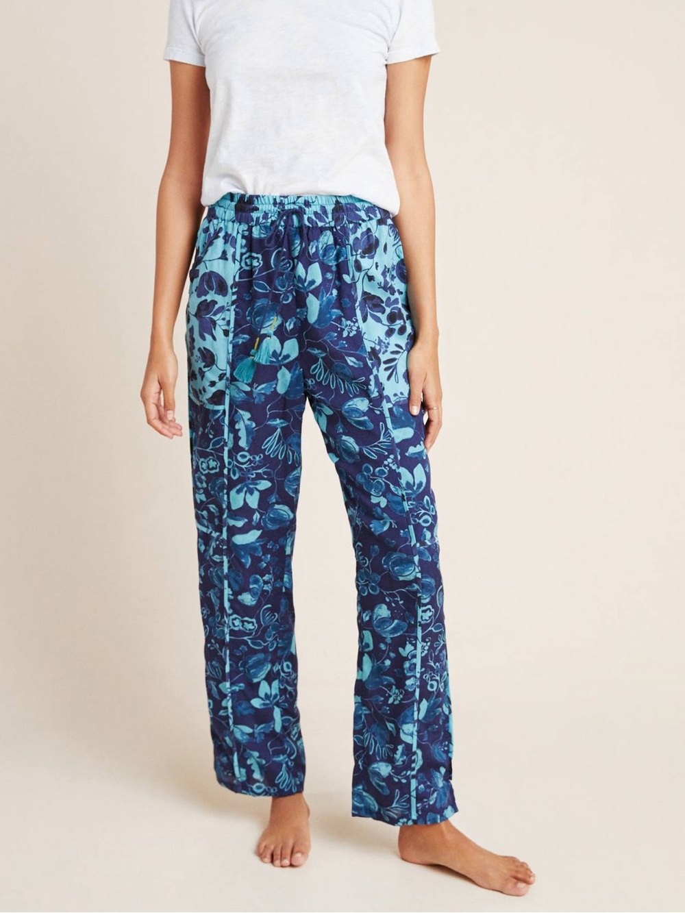Anthropologie Jamie Sleep Lounge Floral Pants